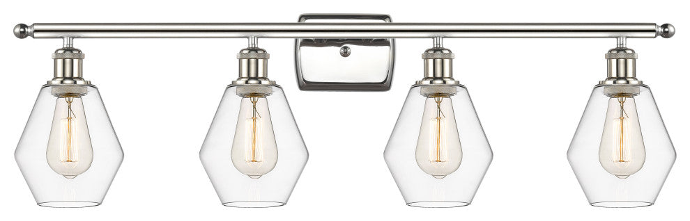Innovations 516-4W-PN-G652-6-LED 4-Light Bath Vanity Light, Polished Nickel