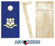 Connecticut Flag Cornhole Set