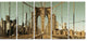 "Manhattan Bridge in New York Brown" Canvas Print60"x28", 5-Panels