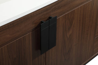 Home Living 22" Modern Walnut-Light Bathroom Vanity