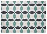 Geometric Spring Chenille Rug, Pepper, 5'x7'