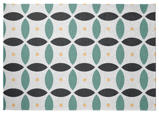 Geometric Spring Chenille Rug, Pepper, 5'x7'