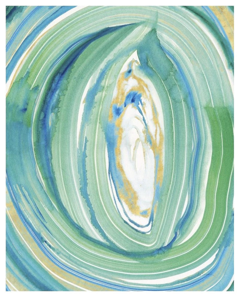 "Terrain Gilded I" Digital Paper Print by Sue Schlabach, 30"x37"