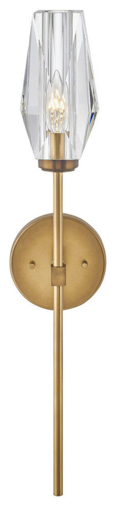 Ana Single Light Sconce in Heritage Brass