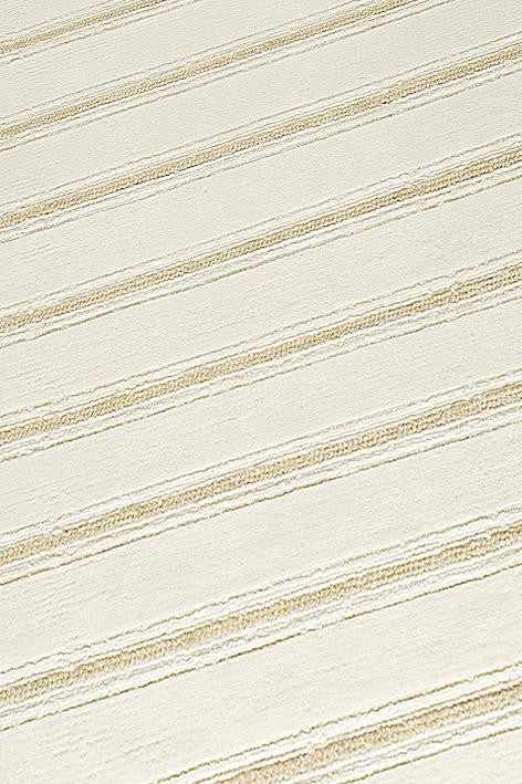 Hand Knotted White New Zealand Wool Area Rug