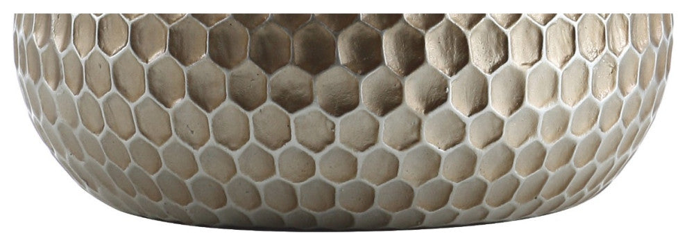 Bates Honeycomb LED Table Lamp, Antique Brown, 22"