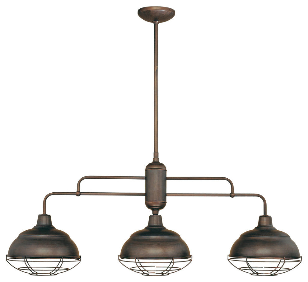 Millennium Lighting Neo-Industrial Island, Rubbed Bronze