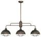 Millennium Lighting Neo-Industrial Island, Rubbed Bronze