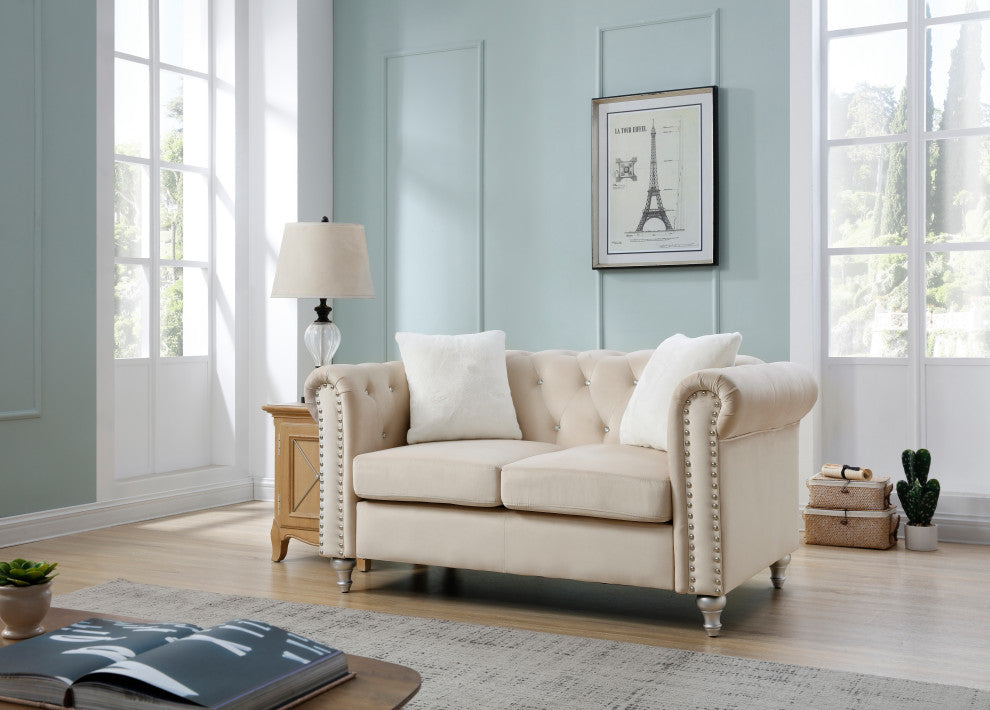 Raisa Loveseat, Beige