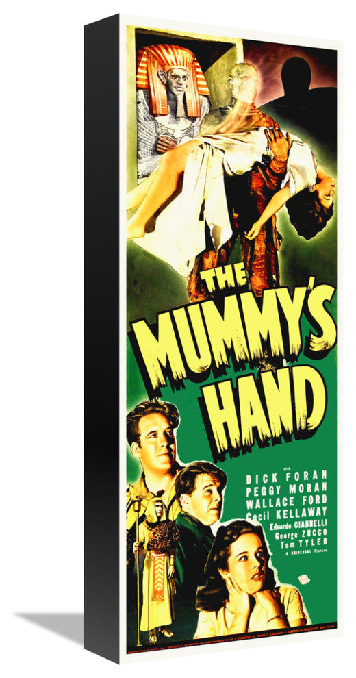"The Mummy's Hand" Stretched Canvas Giclee by Hollywood Photo Archive, 6x16"