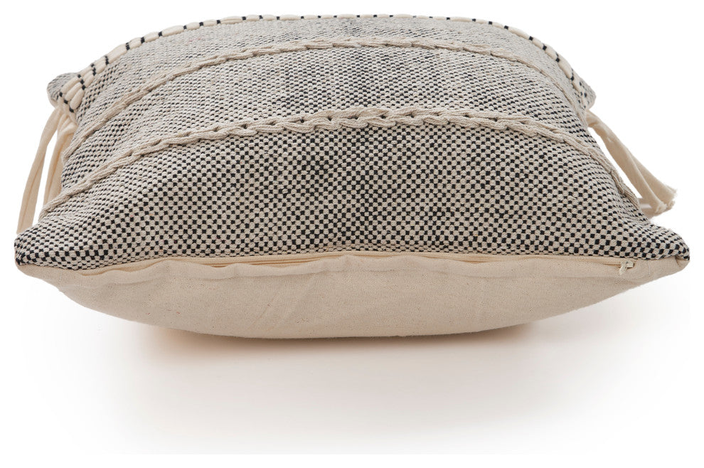 Handwoven Cottage Throw Pillow