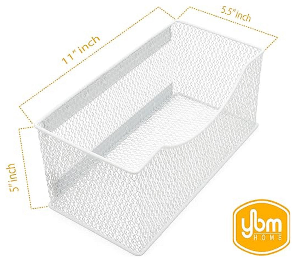 YBM Home Wire Mesh Magnetic Storage Baskets for Home Office, Set of 4
