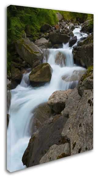 'Wet Rocks' Canvas Art by Philippe Sainte-Laudy