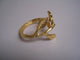 Elegance Gold Color Leaf Napkin Rings, Set of Four