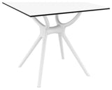 Pia Dining Set With 2 Chairs White