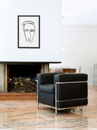 "Crooked" Framed Painting Print, 24"x36"