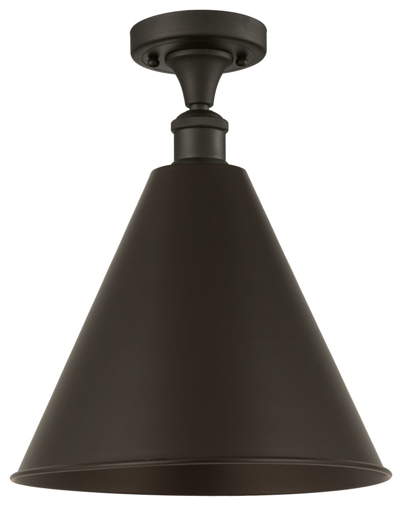 Innovations Lighting 516-1C-OB-MBC-16-OB-LED 1 Light 16" Semi-Flush Mount