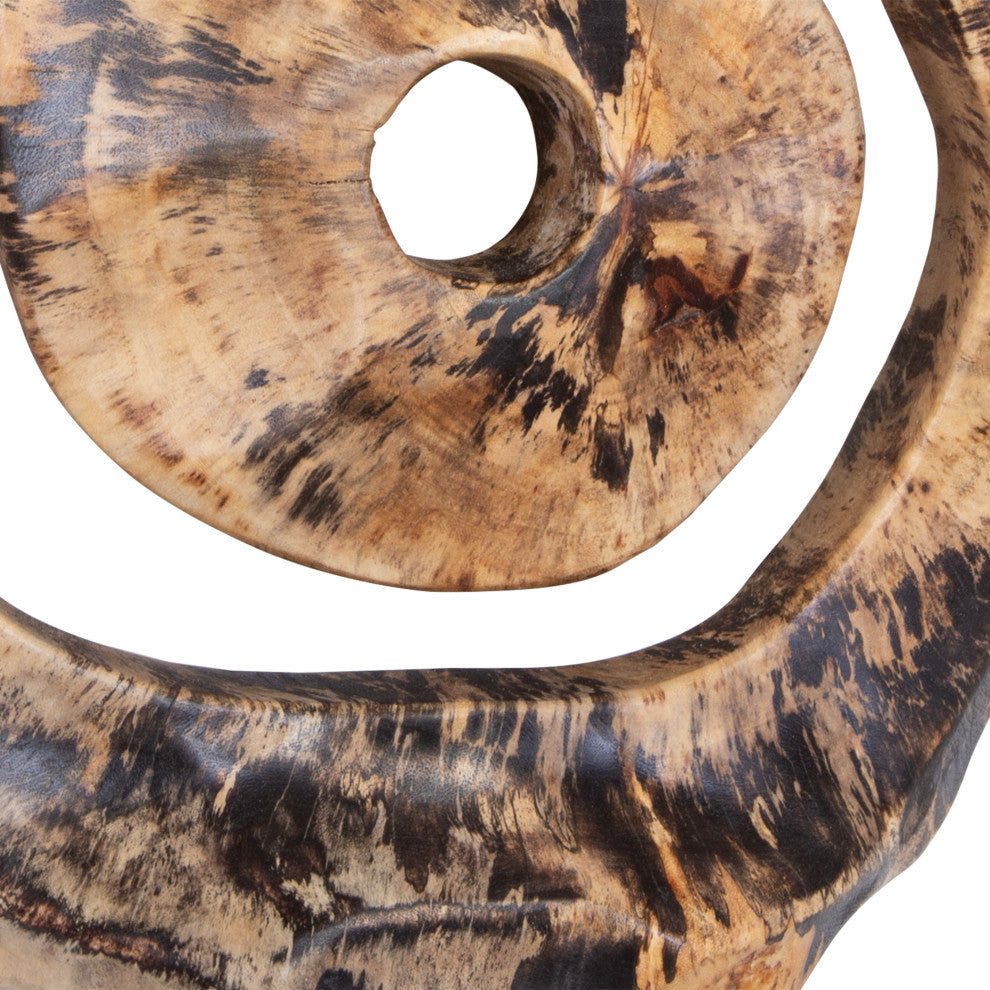 Uttermost Corkscrew Wood Wall Decor Set of 9