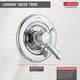 Delta Lahara Monitor 17 Series Valve Only Trim, Chrome, T17038
