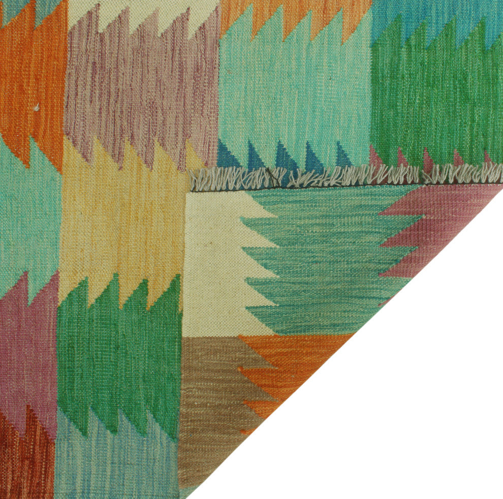 Winchester Kilim Awilda Green Runner