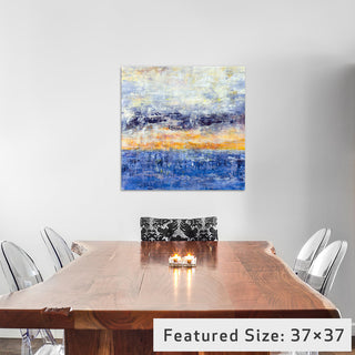 "Seatime" by Julian Spencer Canvas Print, 37"x37"