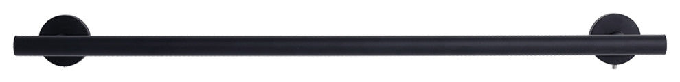 Elizabeth 24 in. Wall Mounted Towel Bar in Matte Black