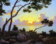 Ivan Fedorovich Choultse Sunrise, Capri Premium Canvas Print