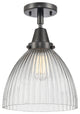 INNOVATIONS LIGHTING 447-1C-BK-G222 Seneca Falls Flush Mount