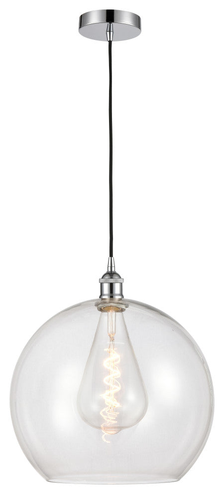 Innovations 616-1P-PC-G122-14-LED 1-Light Pendant, Polished Chrome