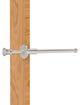 Carolina Crystal Retractable Pullout Garment Rod, Satin Nickel