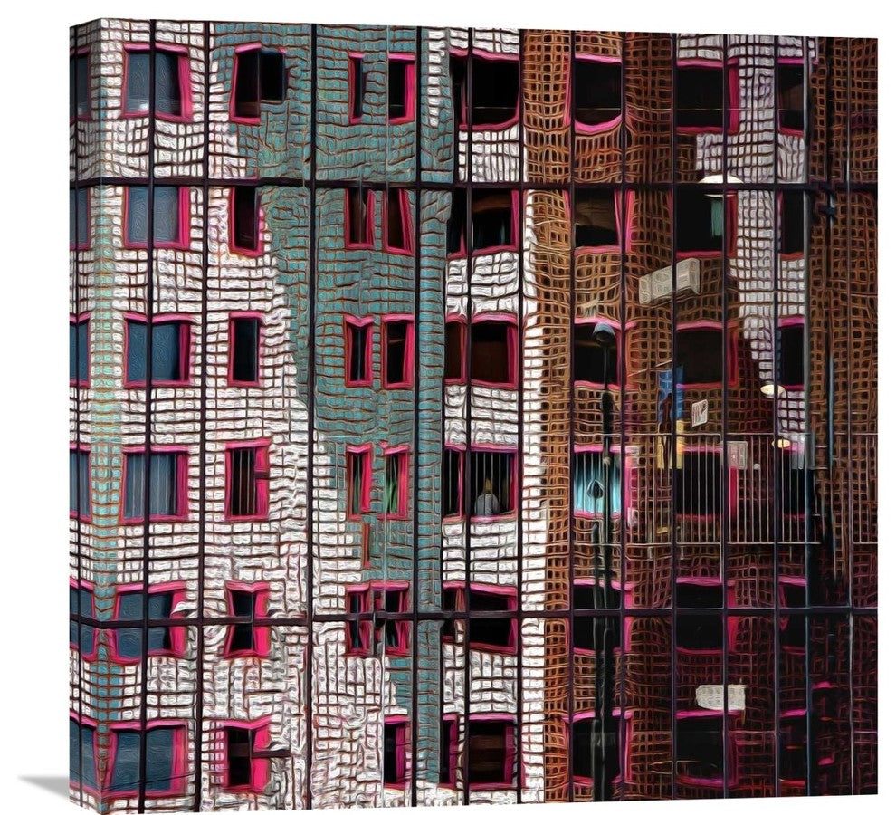 "The Trapped Illusion" Stretched Canvas Giclee by Gilbert Claes, 22"x22"