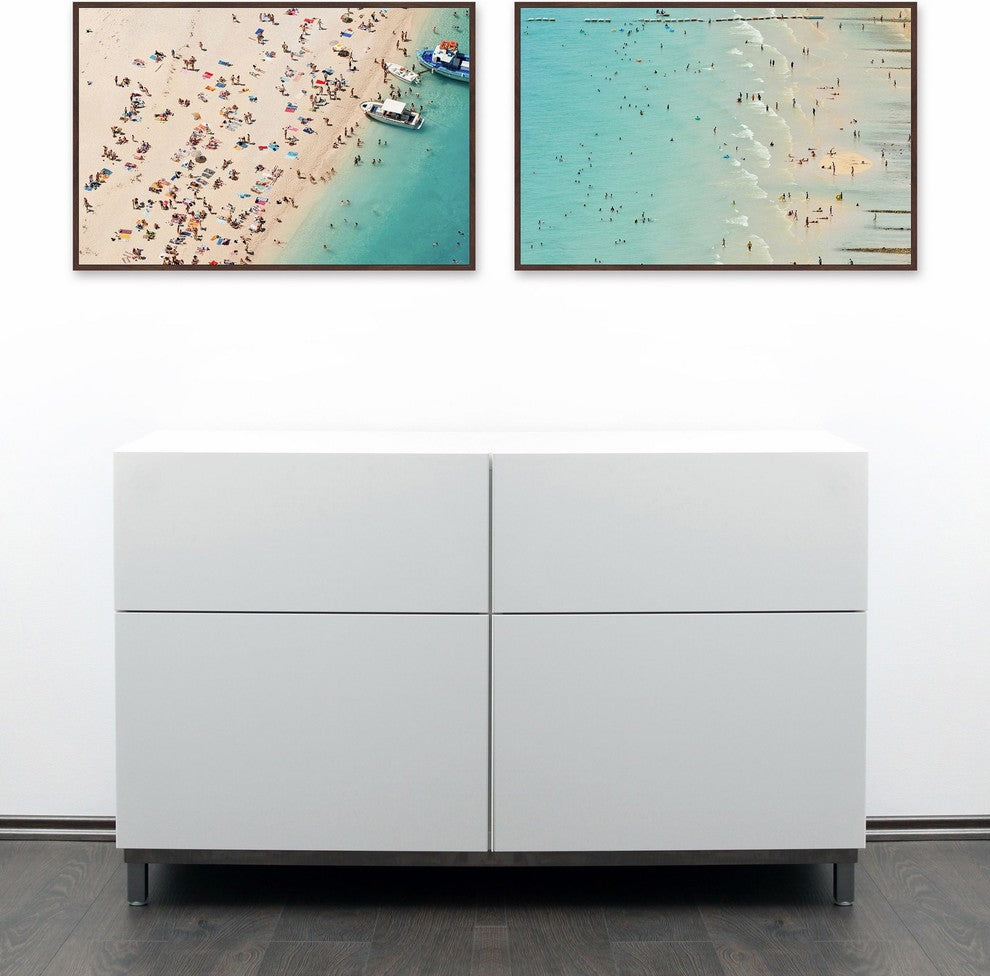 Beaches Diptych, 90x30