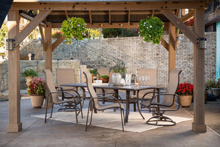 Seagrove II High Back Swivel Rocker Dining Chair