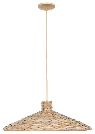 Varaluz 502P05 Hilton Head 5 Light 26"W Pendant - French Gold / Natural