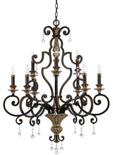 Marquette 9-Light Chandelier, Heirloom