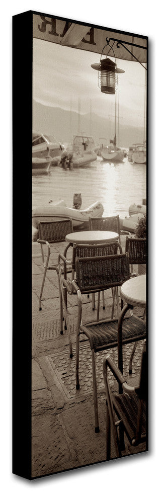 Alan Blaustein 'Portofino Caffe I' Canvas Art, 10x32