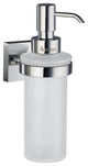 House Holder With Glass Soap Dispenser Chrome