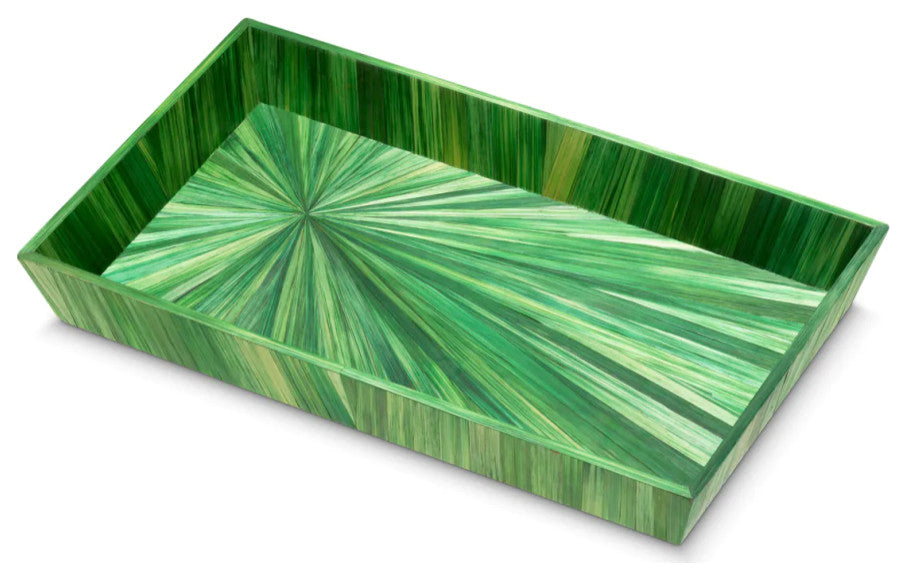 Green Marquetry Desk Tray, Eichholtz Harvard, Small