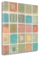 "Sea Glass Mosaic Tile I" By Silvia Vassileva, Giclee on Gallery Wrap Canvas