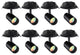 8 Pack 4" LED Recessed Spotlight Dimmable, 27K/3K/35K/4K/5K Selectable