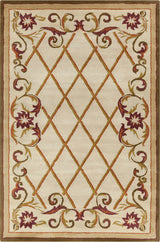 Allie Floral Contemporary Area Rug