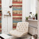 Weathered Wood Wallpaper, Red White and Blue, Bolt