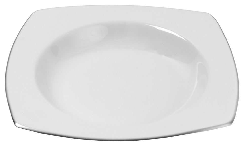 Lotus Silver Line Rim Soup Bowls, Set of 6