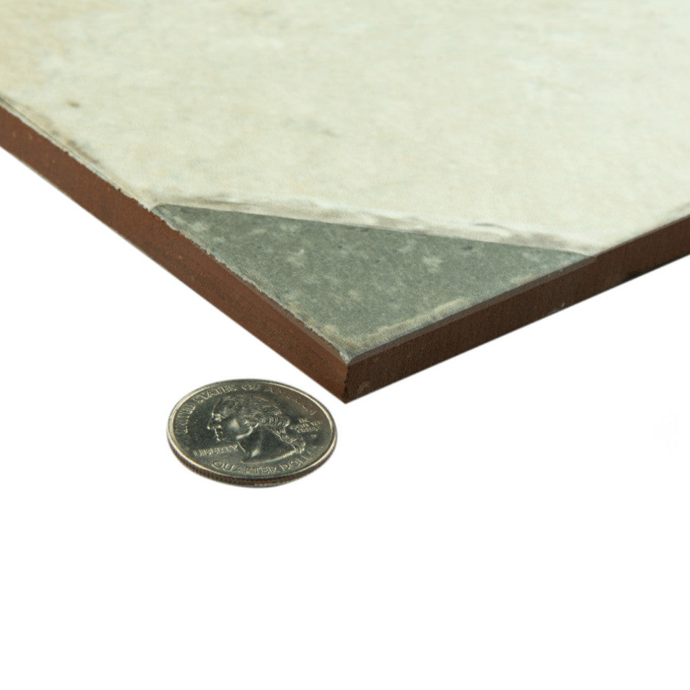 Kings Yard Blue Ceramic Floor and Wall Tile, Sage