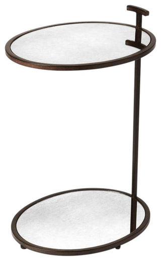 Contemporary Gold Ciro Side Table