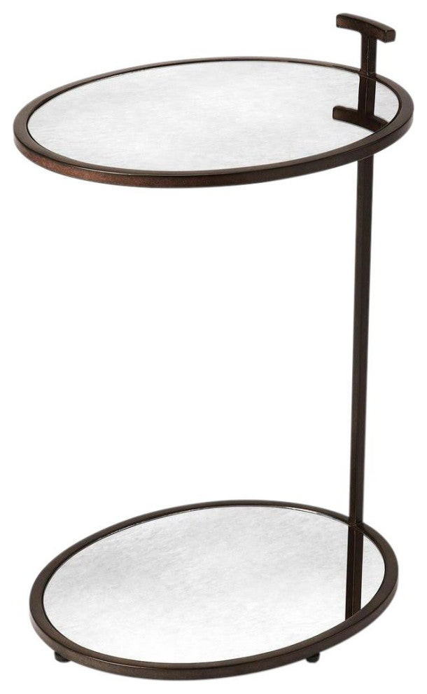 Contemporary Gold Ciro Side Table