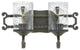 Hinkley Casa Bath 2-Light Vanity, Olde Black With Clear Seedy Glass