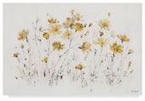 Lisa Audit 'Wildflowers I Yellow' Canvas Art, 19"x12"