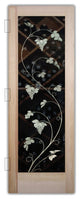 Wine Door - Vineyard Grapes Unfurled - Douglas Fir (stain grade) - 28" x 96"...