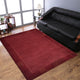 Hand Knotted Tibbati Wool Area Rug Contemporary Dark Red